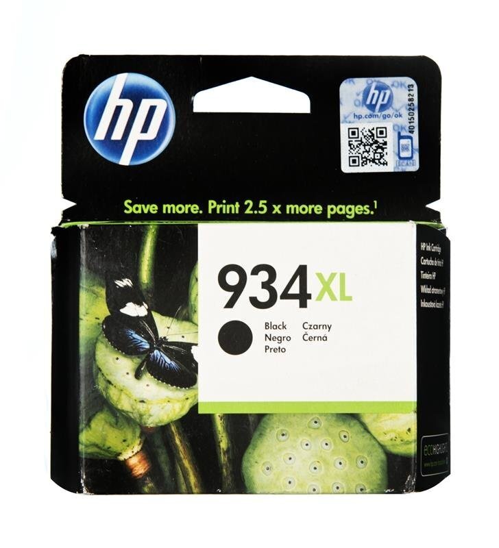 Tindikassett HP 934XL (C2P23AE) Must hind ja info | Tindiprinteri kassetid | hansapost.ee