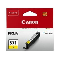 Картридж Canon CLI-571, желтый цена и информация | Картриджи для струйных принтеров | hansapost.ee