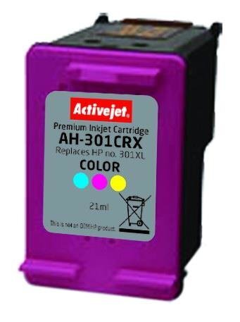 Activejet AH-301CRX, HP 301XL CH564EE värviline цена и информация | Tindiprinteri kassetid | hansapost.ee
