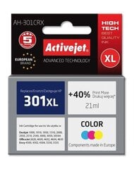 Activejet AH-301CRX, HP 301XL CH564EE värviline hind ja info | Tindiprinteri kassetid | hansapost.ee