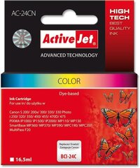 Activejet AC-24CN (Canon BCI-24C), värviline hind ja info | Tindiprinteri kassetid | hansapost.ee