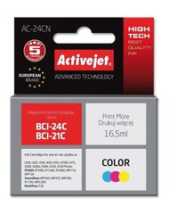 Activejet AC-24CN (Canon BCI-24C), värviline hind ja info | Tindiprinteri kassetid | hansapost.ee
