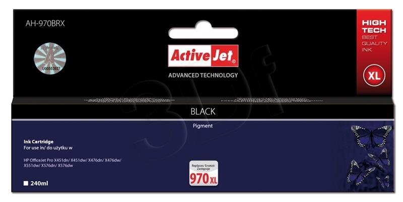 Activejet AH-970BRX tint HP printerile; HP 970XL CN625AE цена и информация | Tindiprinteri kassetid | hansapost.ee