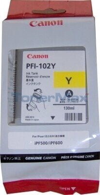 Canon PFI-102Y Tint (kollane) цена и информация | Tindiprinteri kassetid | hansapost.ee