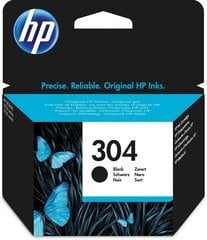 Tindikassett HP 304, must hind ja info | Tindiprinteri kassetid | hansapost.ee