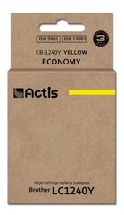 Картридж Actis KB-1240Y LC-1220Y/LC-1240Y, желтый цена и информация | Картриджи для струйных принтеров | hansapost.ee