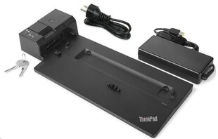 Lenovo ThinkPad Pro Docking Station 40AH0135EU Ethernet LAN (RJ-45) ports 1, DisplayPorts quantity 2, USB 2.0 ports quantity 2 x hind ja info | Sülearvuti tarvikud | hansapost.ee