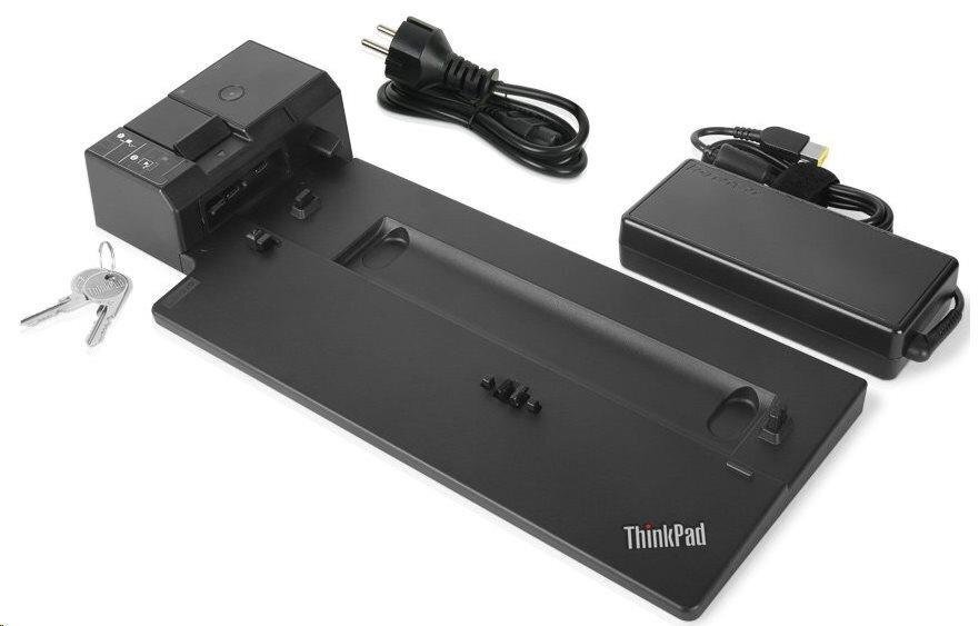 Lenovo ThinkPad Pro Docking Station 40AH0135EU Ethernet LAN (RJ-45) ports 1, DisplayPorts quantity 2, USB 2.0 ports quantity 2 x цена и информация | Sülearvuti tarvikud | hansapost.ee