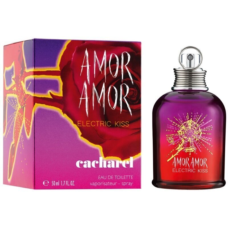 Tualettvesi Cacharel Amor Amor Electric Kiss EDT naistele, 50 ml цена и информация | Parfüümid naistele | hansapost.ee