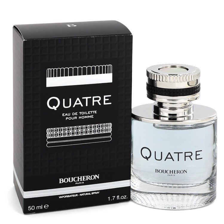 Tualettvesi Boucheron Quatre EDT meestele 50 ml цена и информация | Parfüümid meestele | hansapost.ee