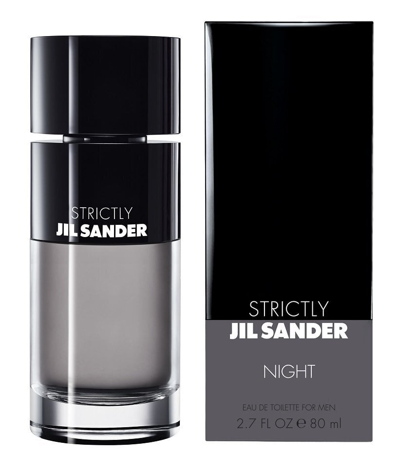 Tualettvesi Jil Sander Strictly Night EDT meestele 80 ml цена и информация | Parfüümid meestele | hansapost.ee