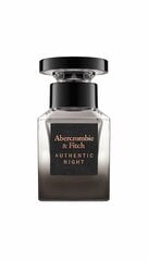 Tualettvesi Abercrombie & Fitch Authentic Night Man EDT 30 ML hind ja info | Abercrombie & Fitch Parfüümid, lõhnad ja kosmeetika | hansapost.ee