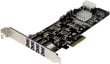 STARTECH PEXUSB3S44V 4 Port Quad Bus PCI hind ja info | Regulaatorid | hansapost.ee