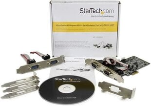 PCI-kaart Startech Pex4S553 (4 Porti) price and information | USB adapterid ja jagajad | hansapost.ee