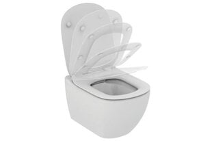 Seinale paigaldatav WC-pott Ideal Standard Tesi AquaBlade aeglaselt sulguva kaanega hind ja info | WС-potid | hansapost.ee