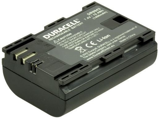 Duracell aku, analoog Canon LP-E6, 1400 mAh цена и информация | Fotoaparaatide akud ja patareid | hansapost.ee