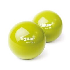 Весовые мячи Tiguar, 0,5 кг цена и информация | Гантели, гири, штанги | hansapost.ee