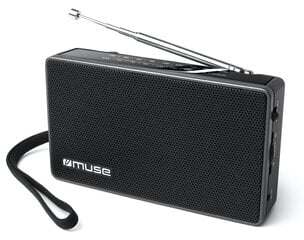 Muse M-030R Black, 2-band portable radio цена и информация | Радиоприемники и будильники | hansapost.ee