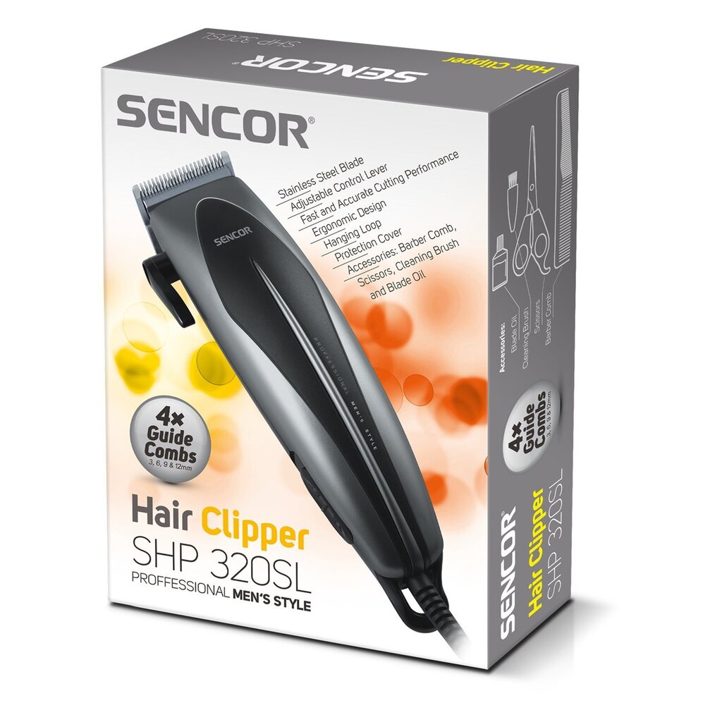 Sencor SHP 320 SL hind ja info | Juukselõikusmasinad ja trimmerid | hansapost.ee