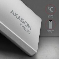 Axagon EEM2-UG2 USB-C 3.1 Gen 2 - M.2 NVMe SSD 42-80mm, ümbris hind ja info | Arvutikomponentide tarvikud | hansapost.ee