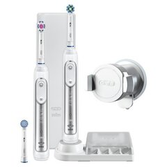 Oral-B Toothbrush PRO 8900 Electric Rechargeable, Silver, Sonic technology, Operating time 48 min, Number of brush heads included 3 hind ja info | Elektrilised hambaharjad | hansapost.ee