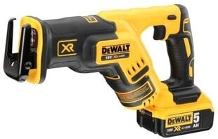 Dewalt lineaarsaag 18V Li-lon 2x5,0Ah (DCS367P2) hind ja info | Elektrilised saed, ketassaed ja tarvikud | hansapost.ee