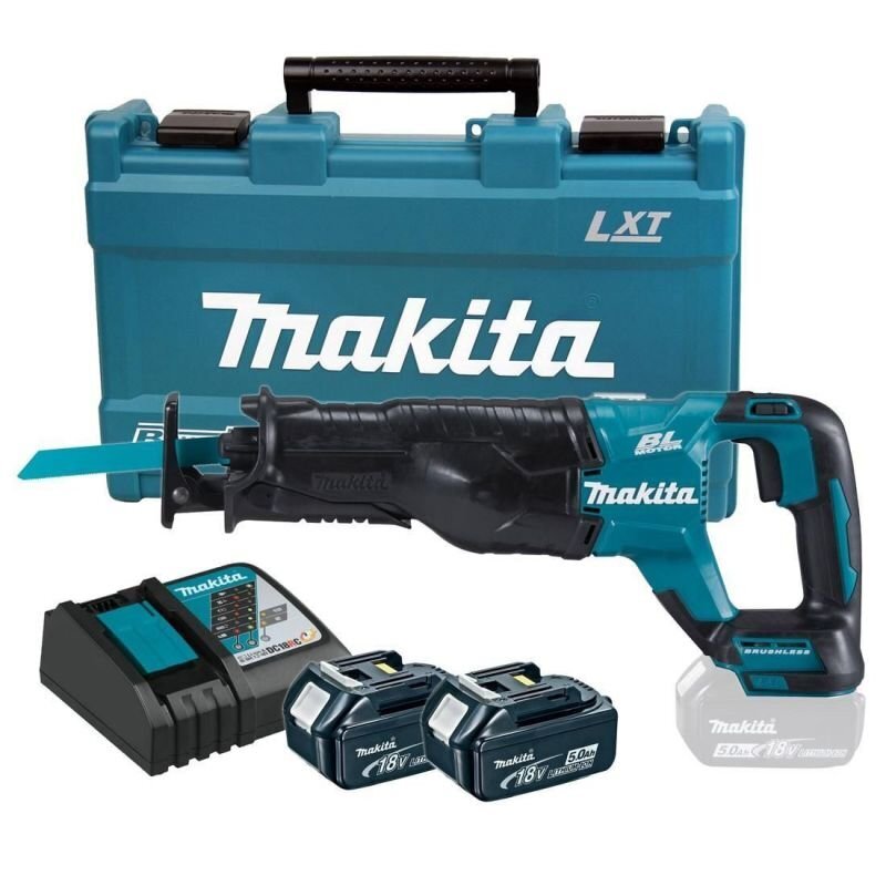 Akuga lineaarne saag Makita 18V 2x5,0Ah Li-Ion - DJR187RTE hind ja info | Elektrilised saed, ketassaed ja tarvikud | hansapost.ee