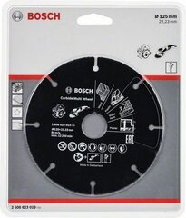 Lõikeketas puidule ja metallile Bosch Ø125 mm цена и информация | Шлифовальные машины | hansapost.ee