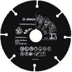 Универсальный отрезной диск для древесины и металла Bosch Ø125 mm цена и информация | Шлифовальные машины | hansapost.ee