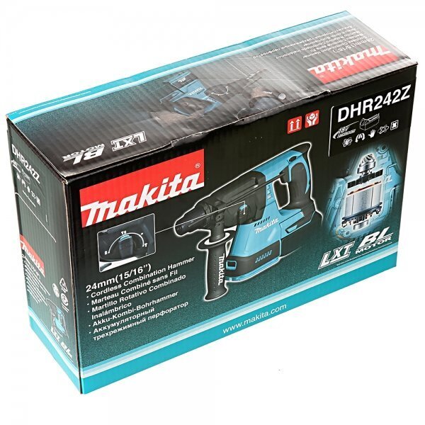 Akuga perforaator Makita DHR242Z 18V SDS plus цена и информация | Lööktrellid | hansapost.ee