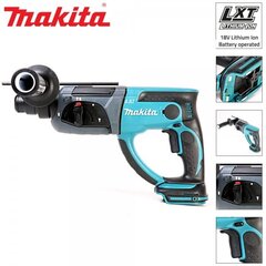 Аккумуляторный перфоратор Makita DHR202Z 18V цена и информация | Перфораторы | hansapost.ee