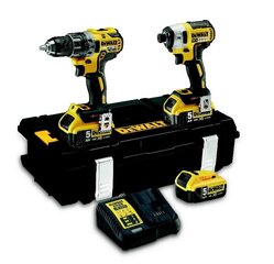 Tööriistakomplekt DeWalt DCK266P2 hind ja info | Akutrellid, puurid ja kruvikeerajad | hansapost.ee