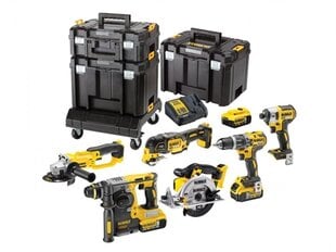 Juhtmeta tööriistakomplekt 18V XR 3x5Ah DeWALT DCK654P3T-QW price and information | Akutrellid, puurid ja kruvikeerajad | hansapost.ee