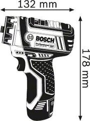 Аккумуляторная дрель-шуруповерт Bosch 12V (0.601.9F6.000) цена и информация | Bosch Инструменты | hansapost.ee