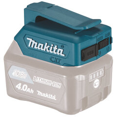 Адаптер аккумуляторов Makita 10,8 В, USB цена и информация | Дрели и шуруповёрты | hansapost.ee