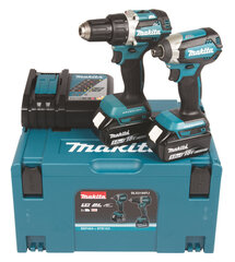 Набор инструментов Makita DLX2189TJ ,18V 2 x 5,0Ah Li-ion цена и информация | Дрели и шуруповёрты | hansapost.ee