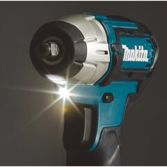 Аккумуляторный ударный шуруповерт Makita TW140DZ, без аккумулятора и без зарядного устройства цена и информация | Дрели и шуруповёрты | hansapost.ee