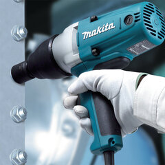 Гайковерт Makita 400 Вт, 1/2, 2000 мин-1, TW0350; 3,0 кг цена и информация | Дрели и шуруповёрты | hansapost.ee