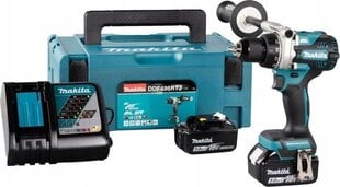 Шуруповерт Makita DDF486RTJ Drill LXT ® 18В, 2x5,0AH + зарядное устройство цена и информация | Дрели и шуруповёрты | hansapost.ee