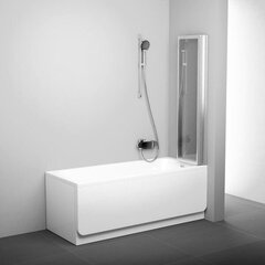 Стенка для ванной Ravak VS3, Размеры: 130 Стекло: Rain цена и информация | Принадлежности для ванн | hansapost.ee