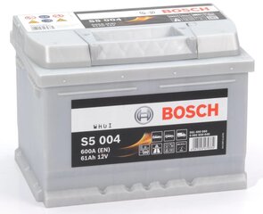 Aku Bosch 61Ah 600A S5004 hind ja info | Autoakud | hansapost.ee
