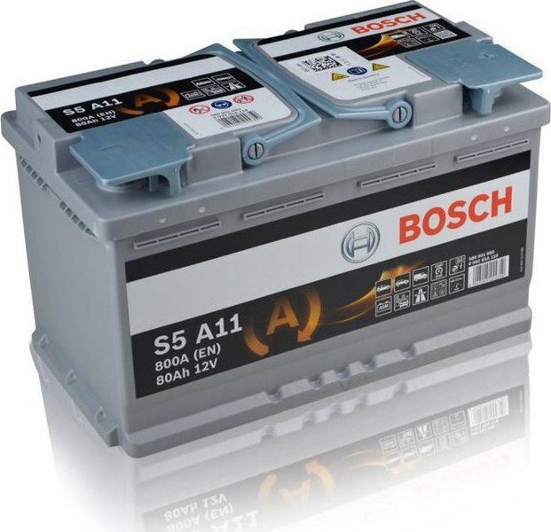 Aku Bosch S5A11 AGM 80 AH 800A цена и информация | Autoakud | hansapost.ee