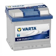 Autoaku Varta Blue BD C22 52 Ah 470 A цена и информация | Аккумуляторы | hansapost.ee