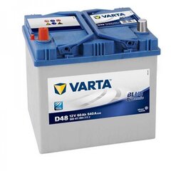 Аккумулятор VARTA BLUE 60AH 540A D48 цена и информация | Аккумуляторы | hansapost.ee