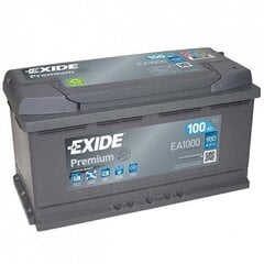 Аккумулятор EXIDE EA1000 100 Ah 900 A EN 12V EXIDE EA1000 цена и информация | Аккумуляторы | hansapost.ee