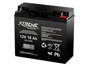 Свинцовый аккумулятор Xtreme 18Ач 12В AP18/12 цена и информация | Аккумуляторы | hansapost.ee