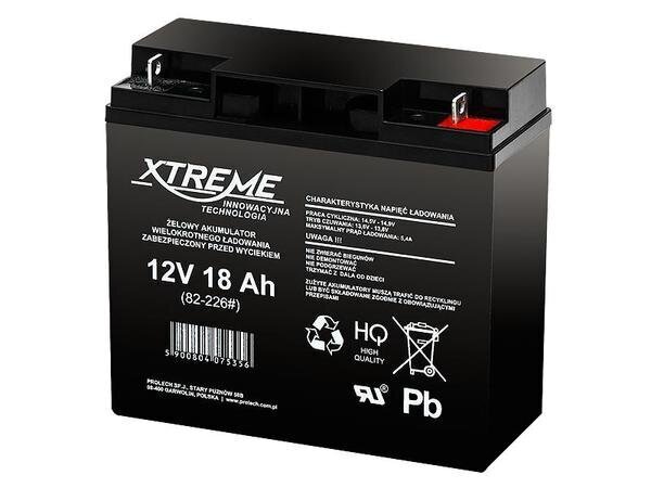 Pliiaku Xtreme 18Ah 12V AP18/12 hind ja info | Autoakud | hansapost.ee