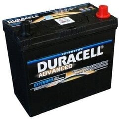 DURACELL Advanced 45Ah 390A 12V аккумулятор цена и информация | Duracell Автотовары | hansapost.ee