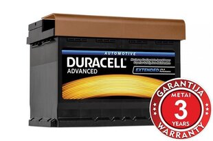 DURACELL Advanced 72Ah 680A 12V aku цена и информация | Аккумуляторы | hansapost.ee