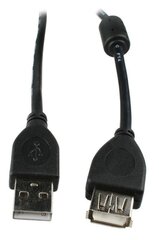 Кабель Gembird USB 2.0 A-A M/F, 3 м цена и информация | Cablexpert Телевизоры и аксессуары | hansapost.ee